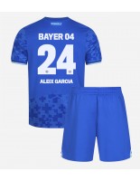 Otroške Nogometnih dresov Bayer Leverkusen Aleix Garcia #24 Tretji 2025-26 Kratki rokavi (+ hlače)